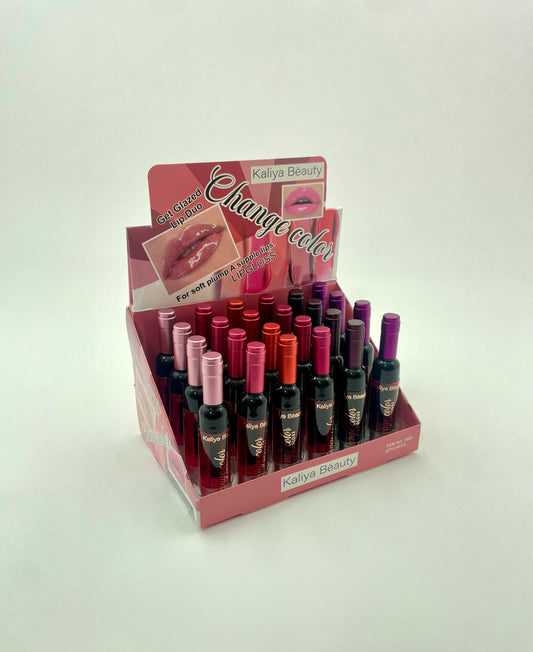 Cute Wine Shaped Lip Tint 24Pc Set